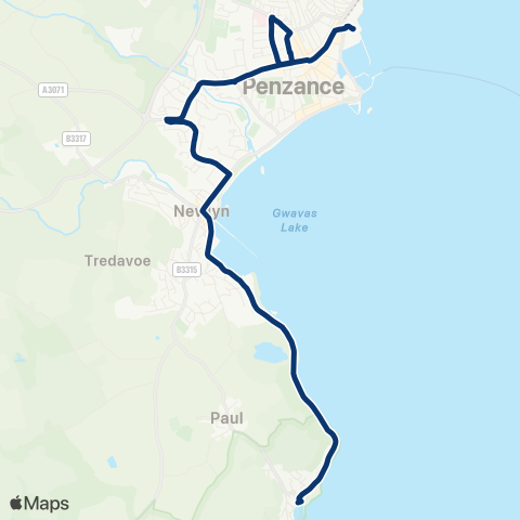 First Kernow  map