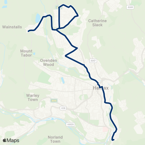 First West Yorkshire Ltd  map