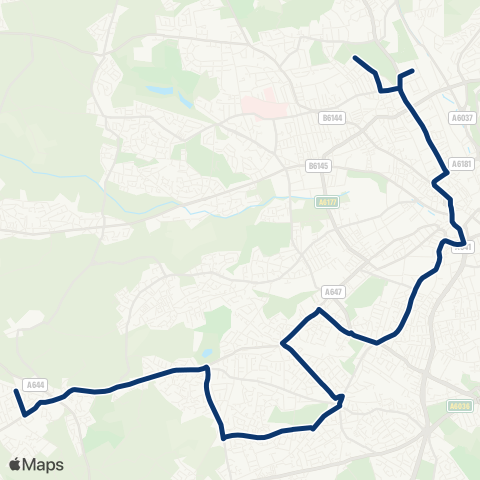 First West Yorkshire Ltd  map