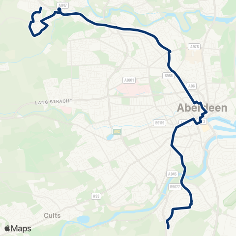 First Aberdeen Slessor Drive - Cloverfield Gardens map