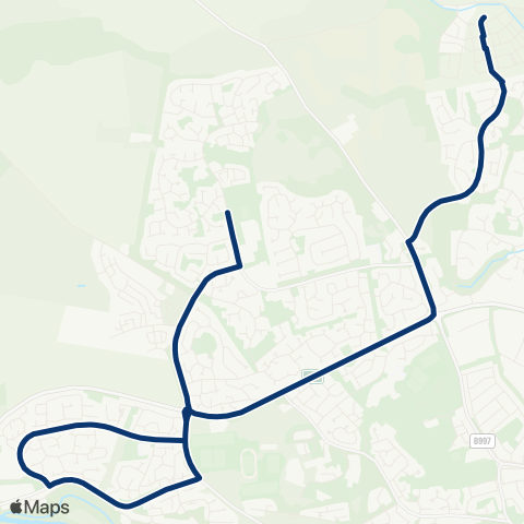 First Aberdeen Shielhill Drive - Middleton Circle map