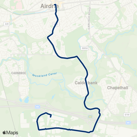 First Greater Glasgow Maxim Business Park - Bank Street map