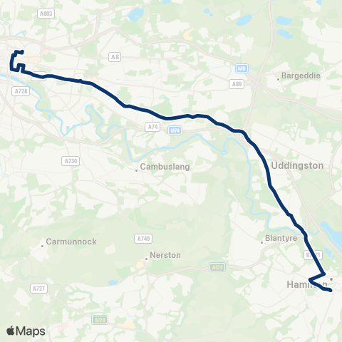 First Greater Glasgow Bus Sta (stance 5) - Buchanan Bus Sta (Stance 21) map