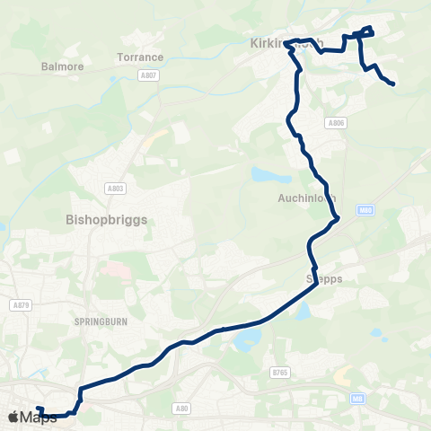 First Greater Glasgow Buchanan Bus Sta (Stance 35) - Turning Circle map