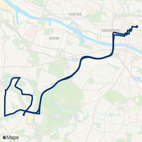 First Greater Glasgow Buchanan Bus Sta (Stance 13) - Buchanan Bus Sta (Stance 13) map