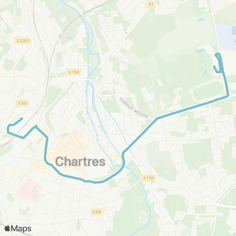 Filibus Chartres P.E.M. - Chartres l'Odyssée map