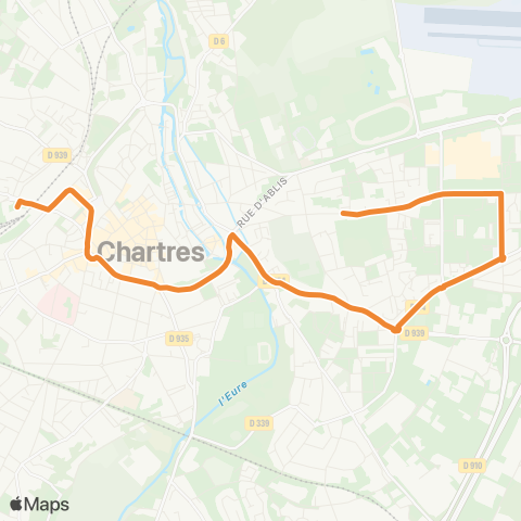 Filibus Chartres les Clos / la Madeleine map