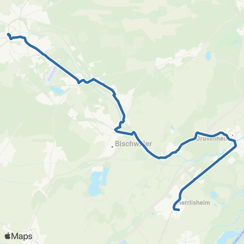 Fluo 67 Herrlisheim - Haguenau map