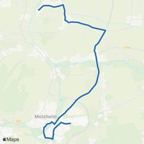 Fluo 67 Scharrachbergheim - Molsheim map