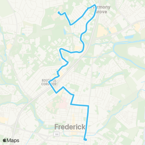 TransIT FCC Connector via East Street map