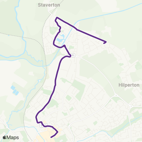 Faresaver Marsh Road - Town Hall (Stop A) map