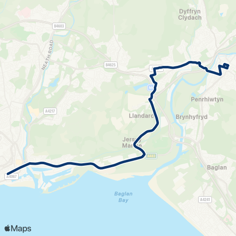 First South & West Wales  map