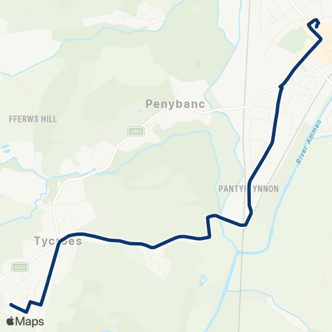 First South & West Wales  map