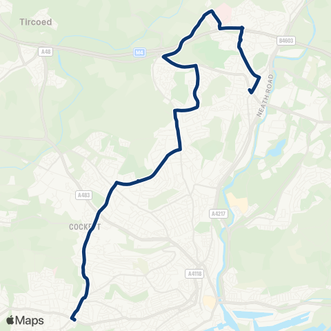 First South & West Wales  map