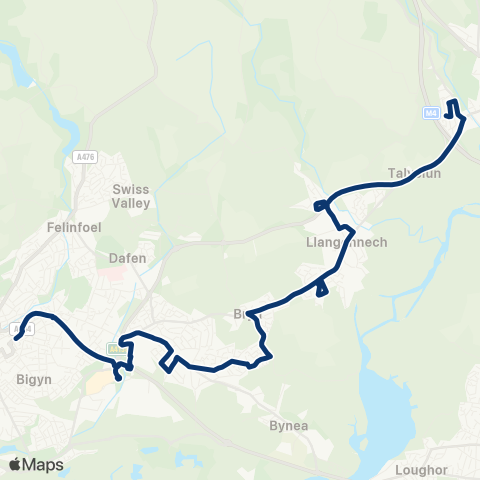 First South & West Wales  map