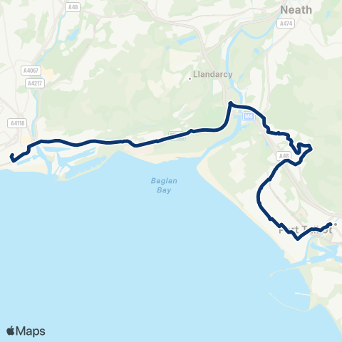 First South & West Wales  map