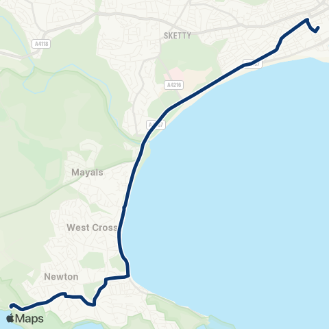 First South & West Wales  map