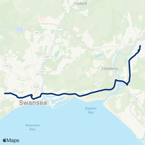 First South & West Wales  map