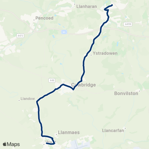 First South & West Wales  map