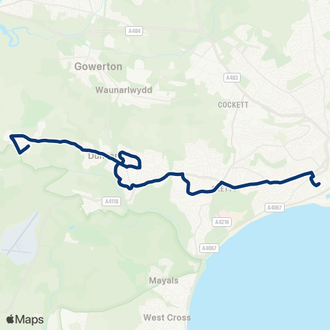 First South & West Wales  map