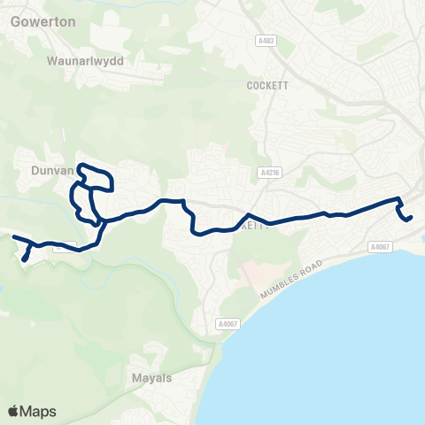 First South & West Wales  map