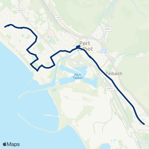 First South & West Wales  map