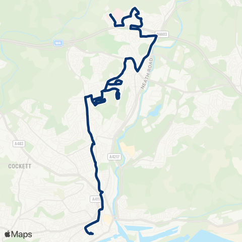 First South & West Wales  map