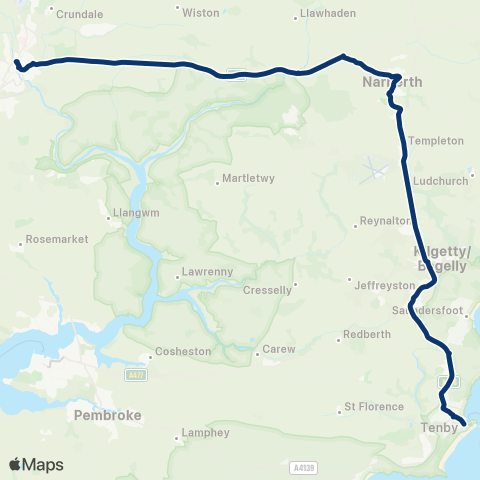 First South & West Wales  map