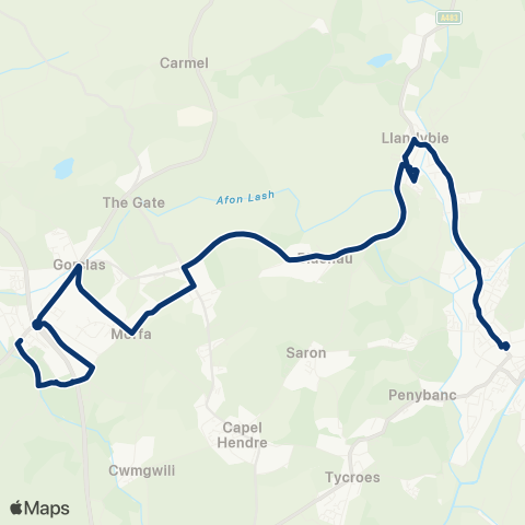 First South & West Wales  map