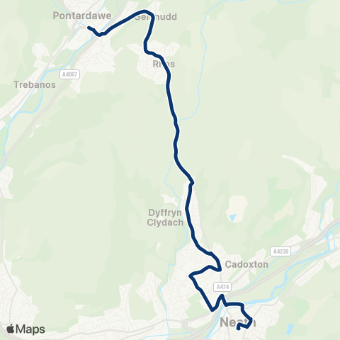 First South & West Wales  map