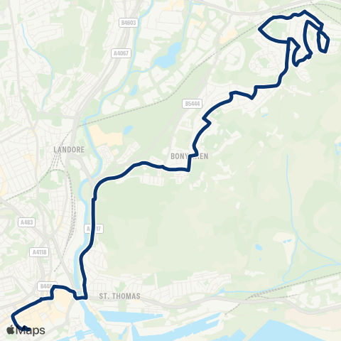 First South & West Wales  map