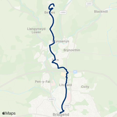 First South & West Wales  map