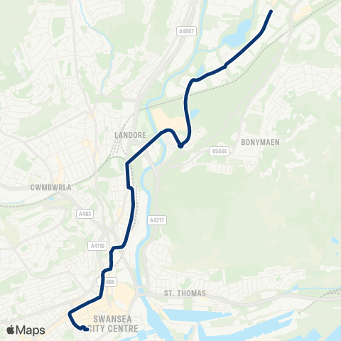 First South & West Wales  map