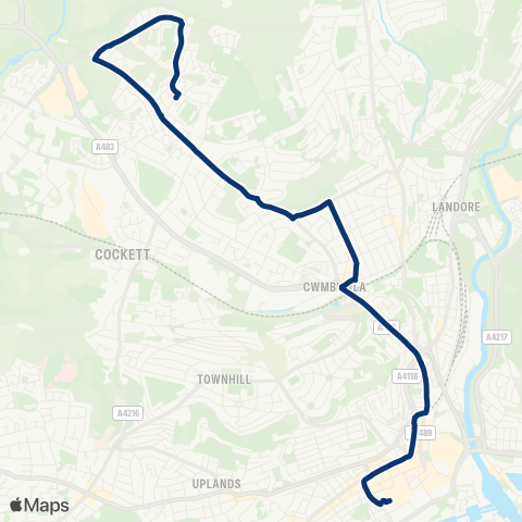 First South & West Wales  map