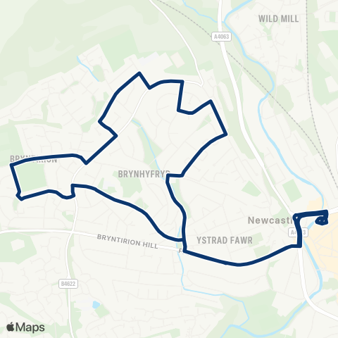 First South & West Wales  map