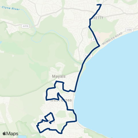 First South & West Wales  map