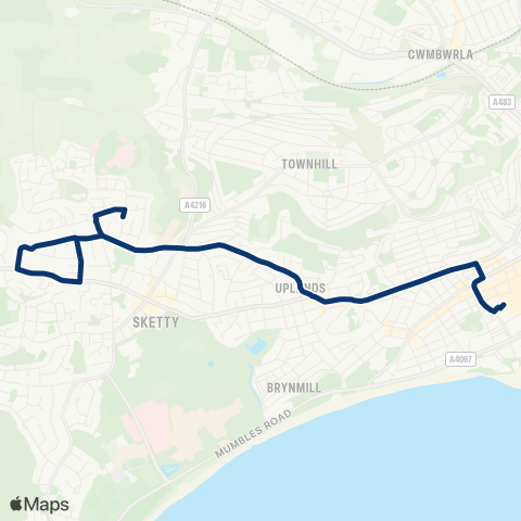 First South & West Wales  map