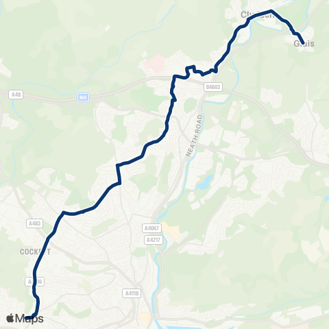 First South & West Wales  map