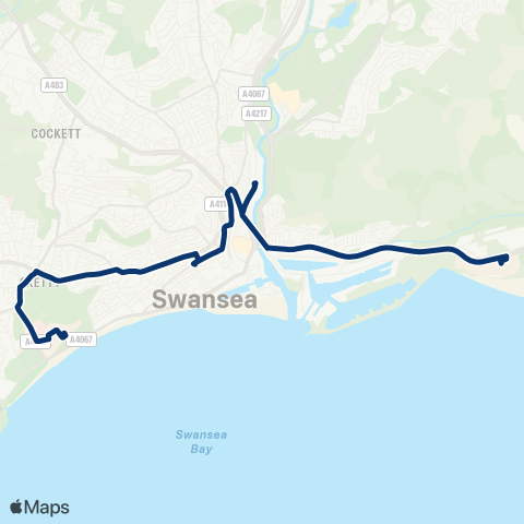 First South & West Wales  map