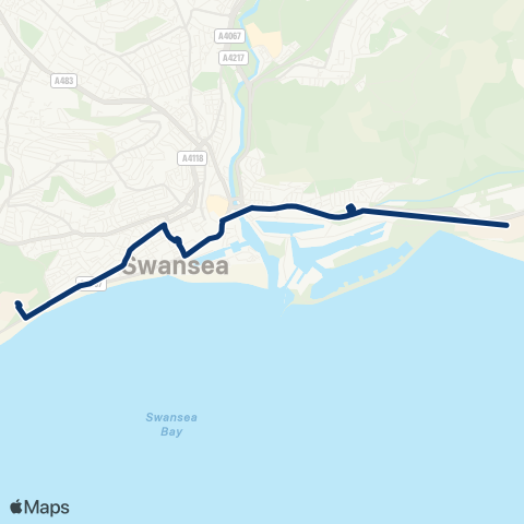 First South & West Wales  map