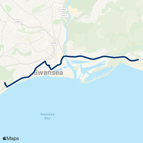 First South & West Wales  map