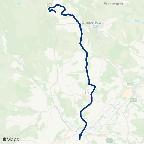 First South Yorkshire Arundel Gate / Ag4 - Cottam Rd / Briary Av map