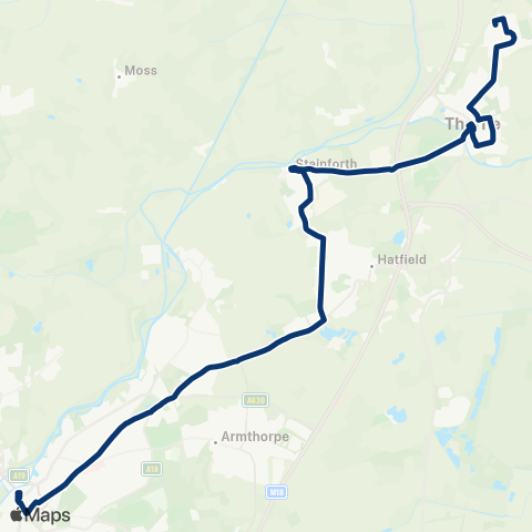 First South Yorkshire Doncaster Frenchgate Interchange / C3 - Marshland Rd / Grange Rd map