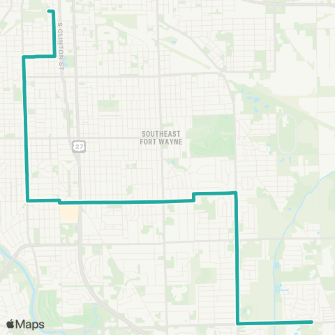 Citilink Canterbury - Village Woods map