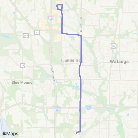 Trinity Metro Alliance Center / Merchantile Center map