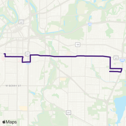 Trinity Metro East Rosedale map