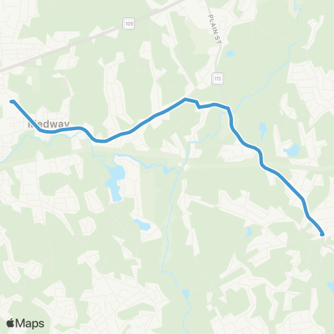 GATRA Medway T Shuttle map