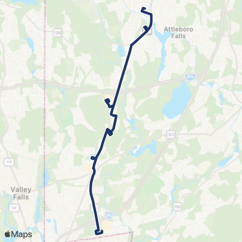 GATRA South Attleboro Connector map