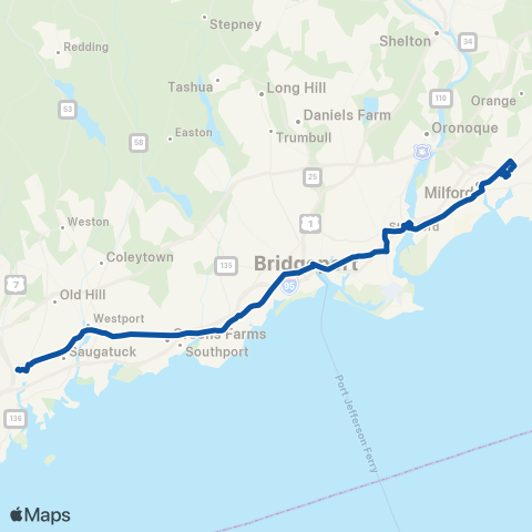 GBT Coastal Link map