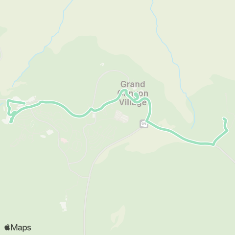 Grand Canyon National Park (National Park Service) Hikers' Express map